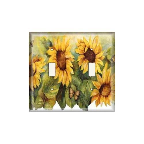 SnazzySwitch Sunflower Decorative Light Switch Plate Cover