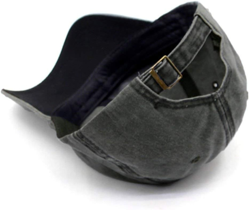 Unisex Vintage Washed Distressed Baseball-Cap Twill Adjustable Dad-Hat