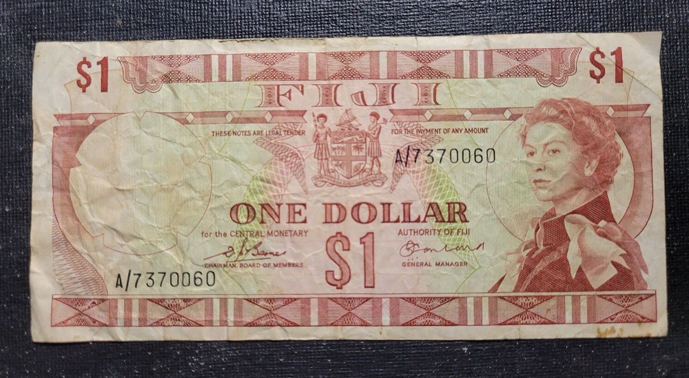 Fiji $1 1974 Banknote