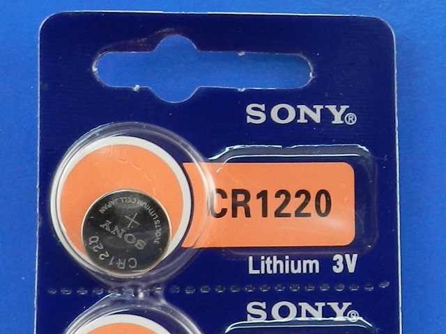 SONY CR1220 LITHIUM 3V BATTERY 1Pc