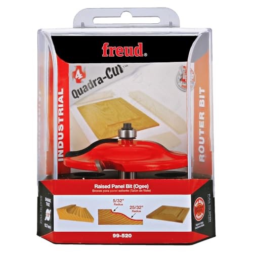 Freud 99-520 Quadra-Cut Raised Panel Router Bit for Doors & Paneling
