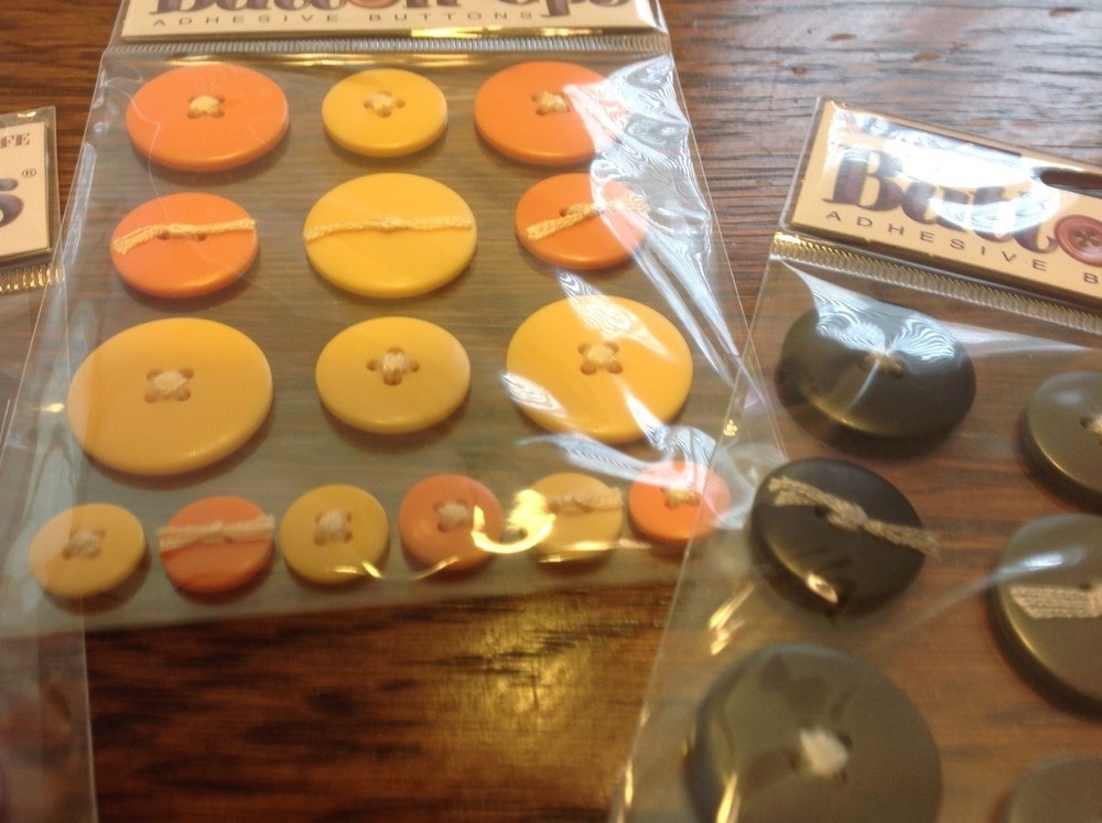 Scrapbooking embellishments buttons