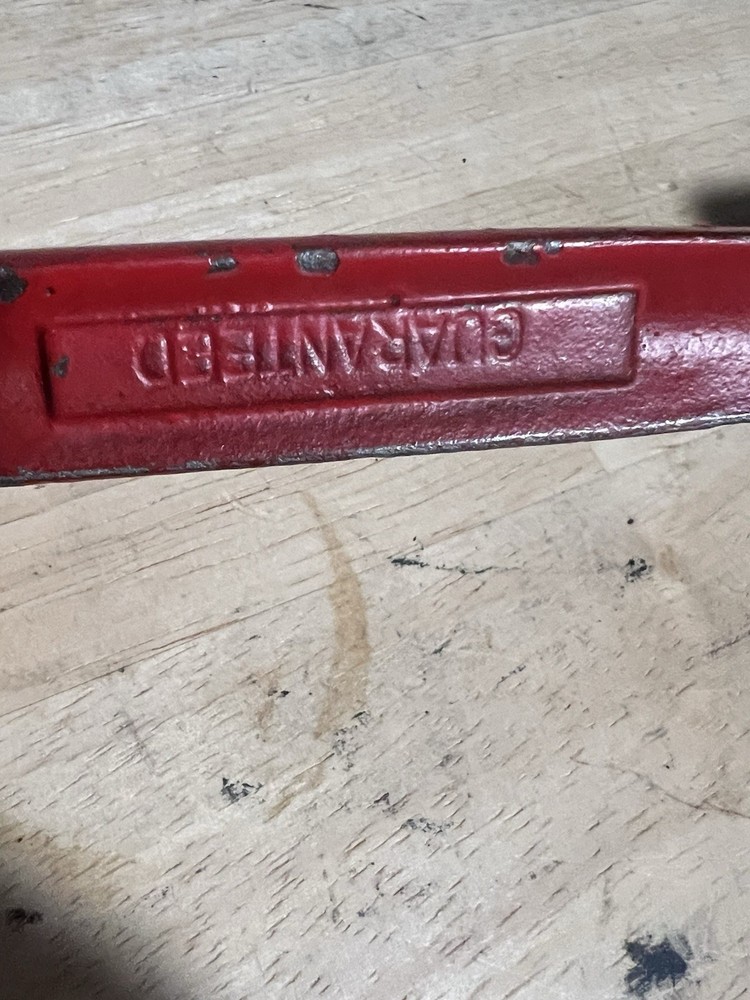 Vintage Herman #10 Adjustable Pipe Wrench