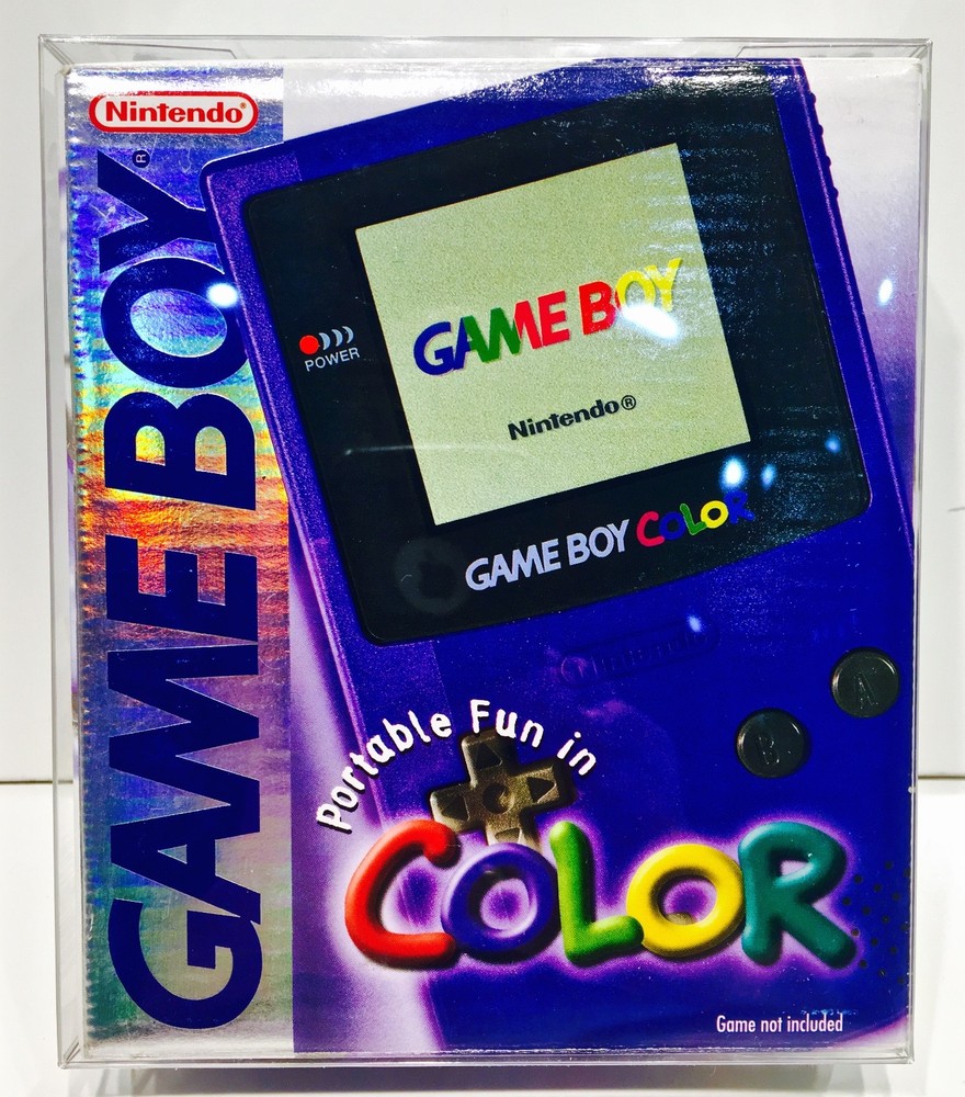 1 Box Protector For Game Boy Color Console Boxes NTSC SIZE! Clear Case Nintendo