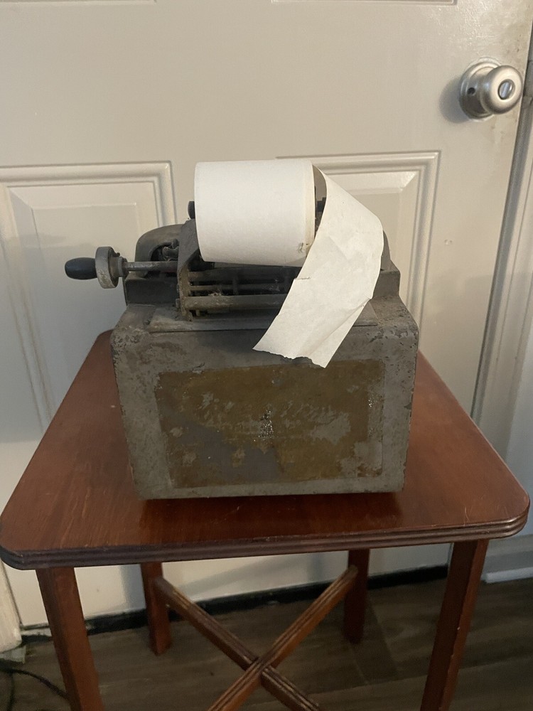 Vintage RC Allen Figuring Machine Adding Subtracting Calculator