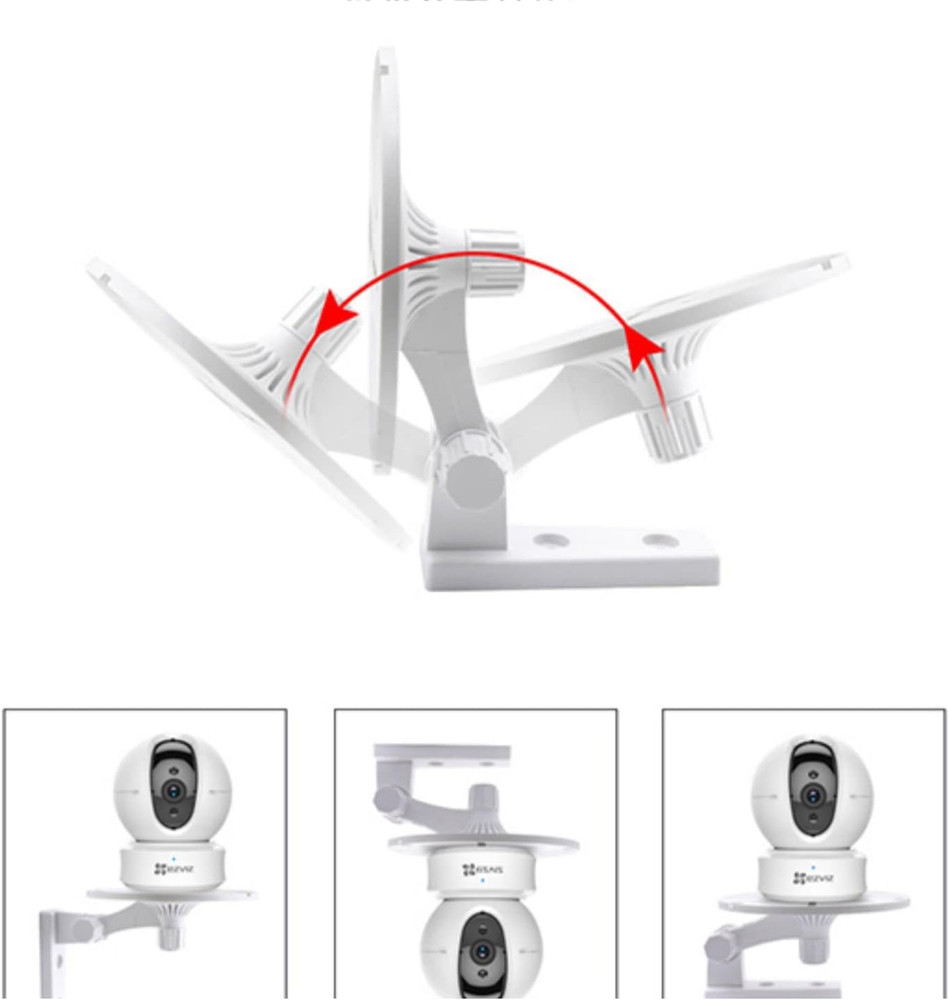 2 Pack Dome Camera Wall Mount L-Type Stand Cam Bracket Ceiling Support Base Hold