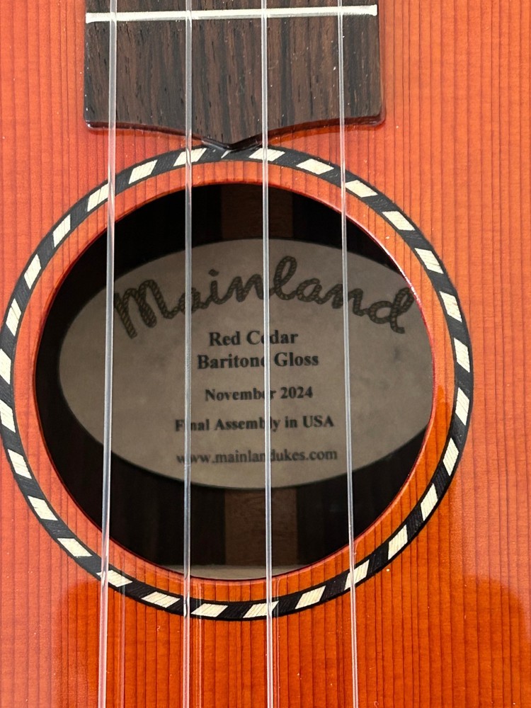 Mainland Red Cedar Baritone Ukulele