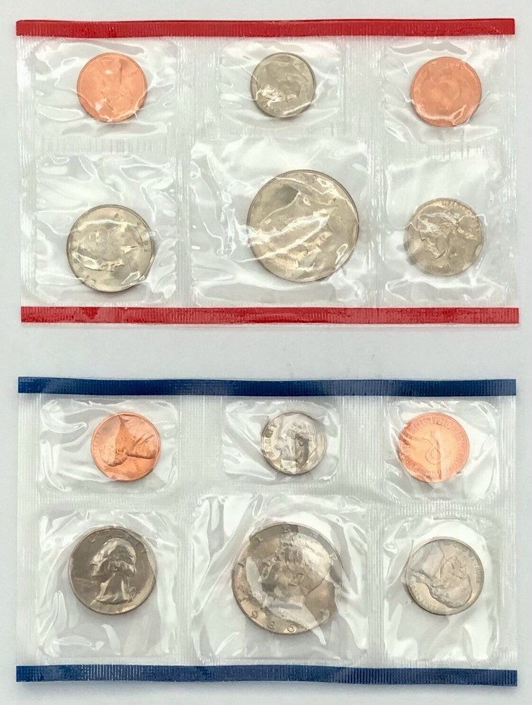 1986 P & D 10-Coin Uncirculated Mint Set