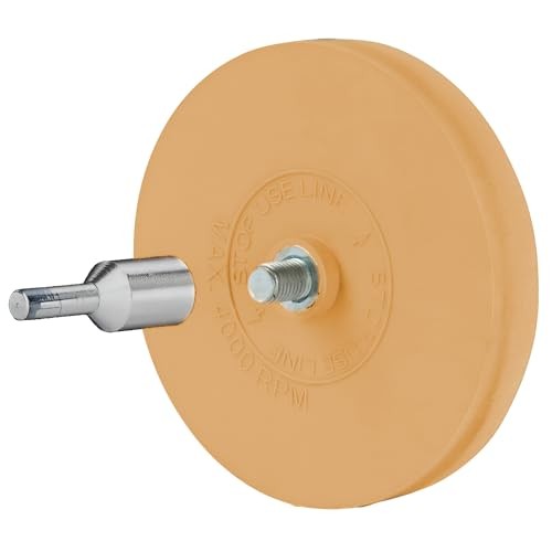 Decal Remover Eraser Wheel wih Drill Adapter- Adhesive Remover DECALTOOL-A