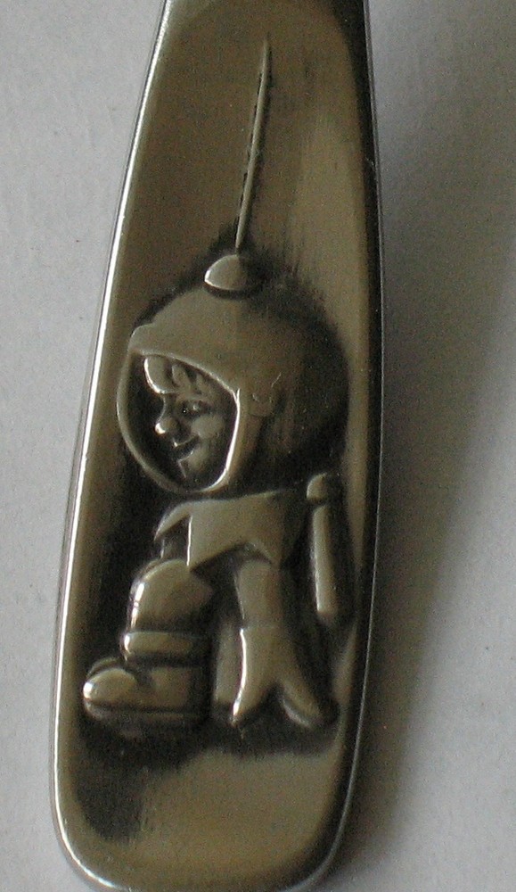 Spoon Germany Space Man Suit Cosmic Ship Sputnik Rocket Propaganda Cromargan Old