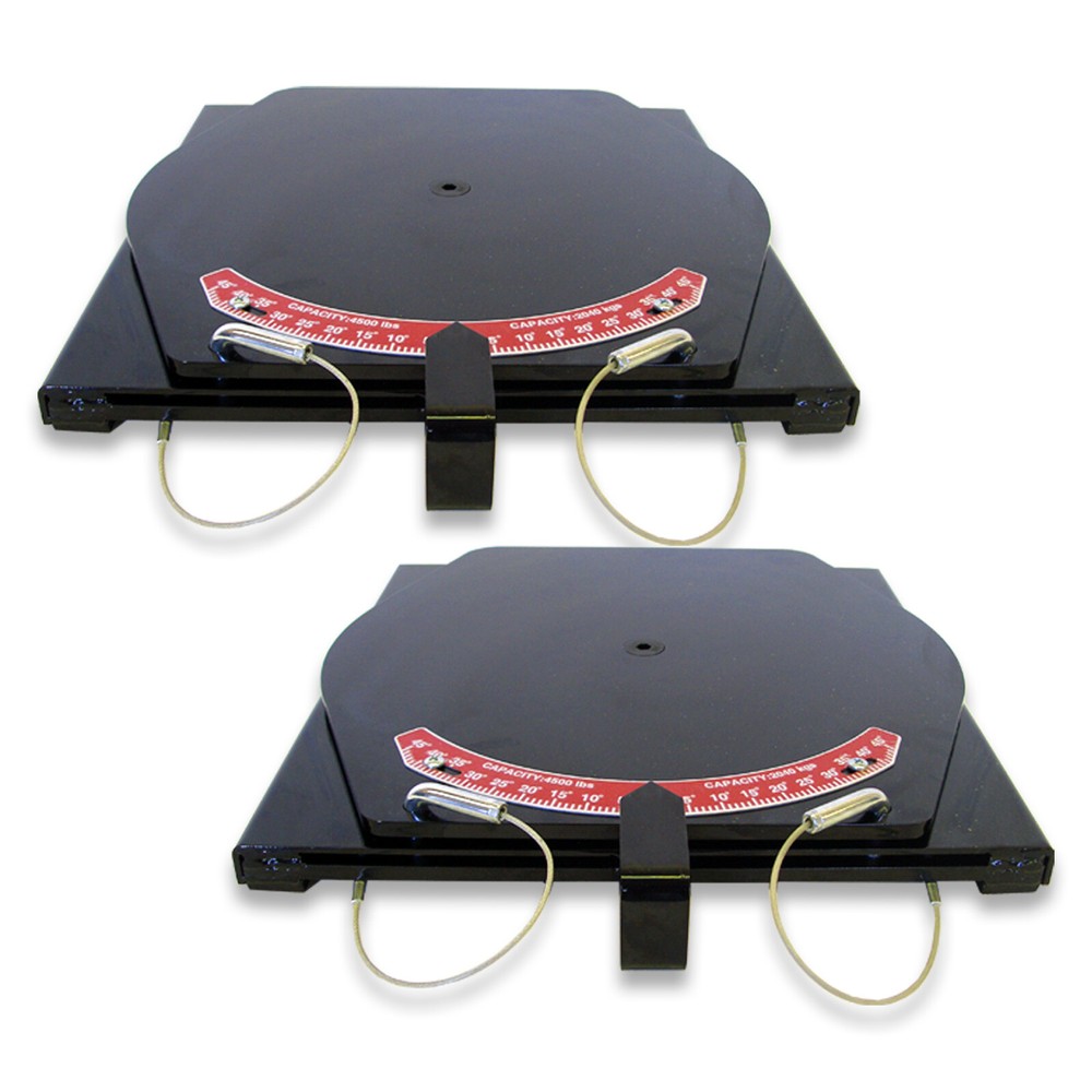 Alignment Rack Turn Plate Table Set Passenger Car Light Truck w/ Pointers Hunter