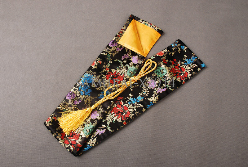 Nice Pattern 100 cm Silk Bag for Protecting Japanese Samurai Sword wakizashi