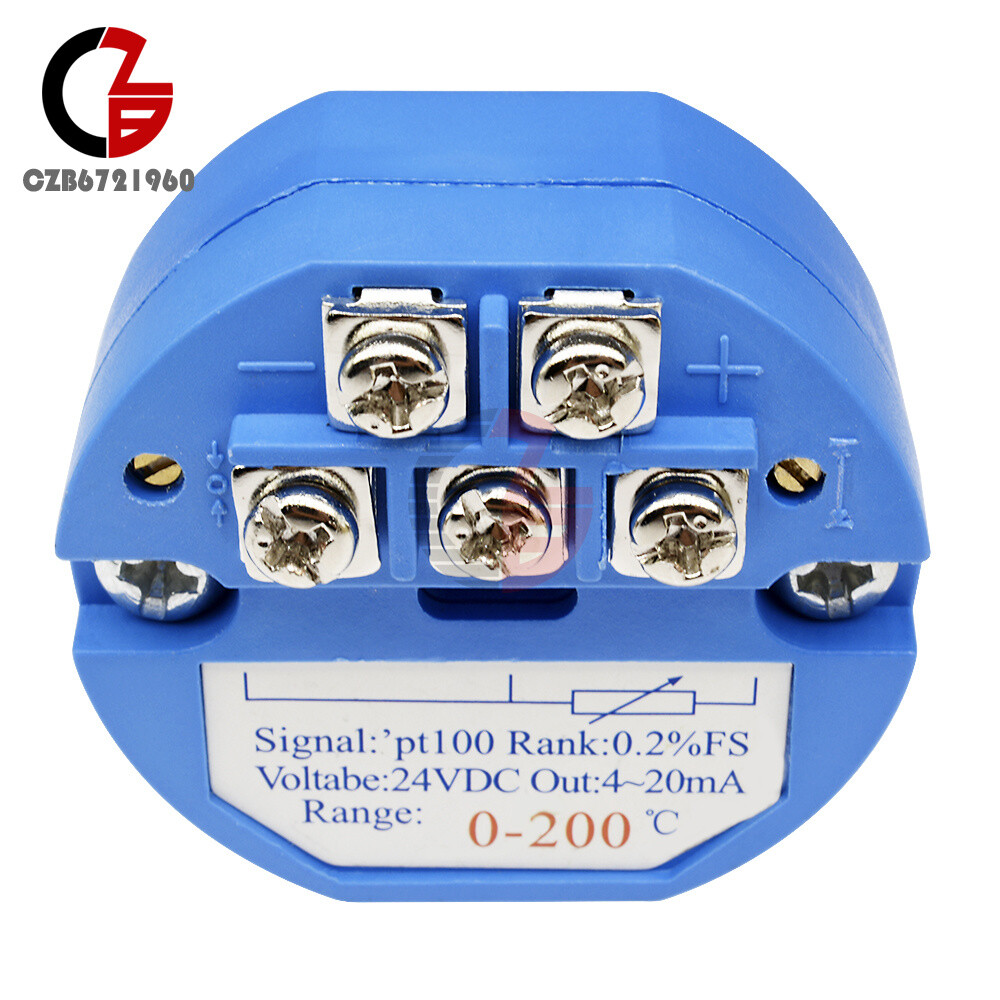 PT100 0~100°C 200°C 250°C RTD SBW Temperature Sensor Transmitter Module 4-20MA