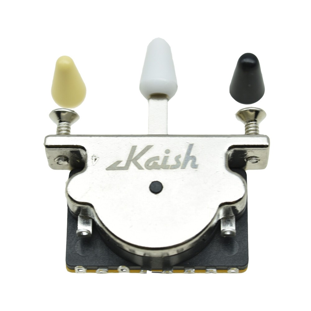 KAISH Die-cast 5 Way Guitar Pickup Selector Switch with 3 Plastic Tip