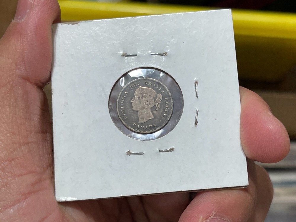 1897 Canada 5 Cents Silver Coin #2