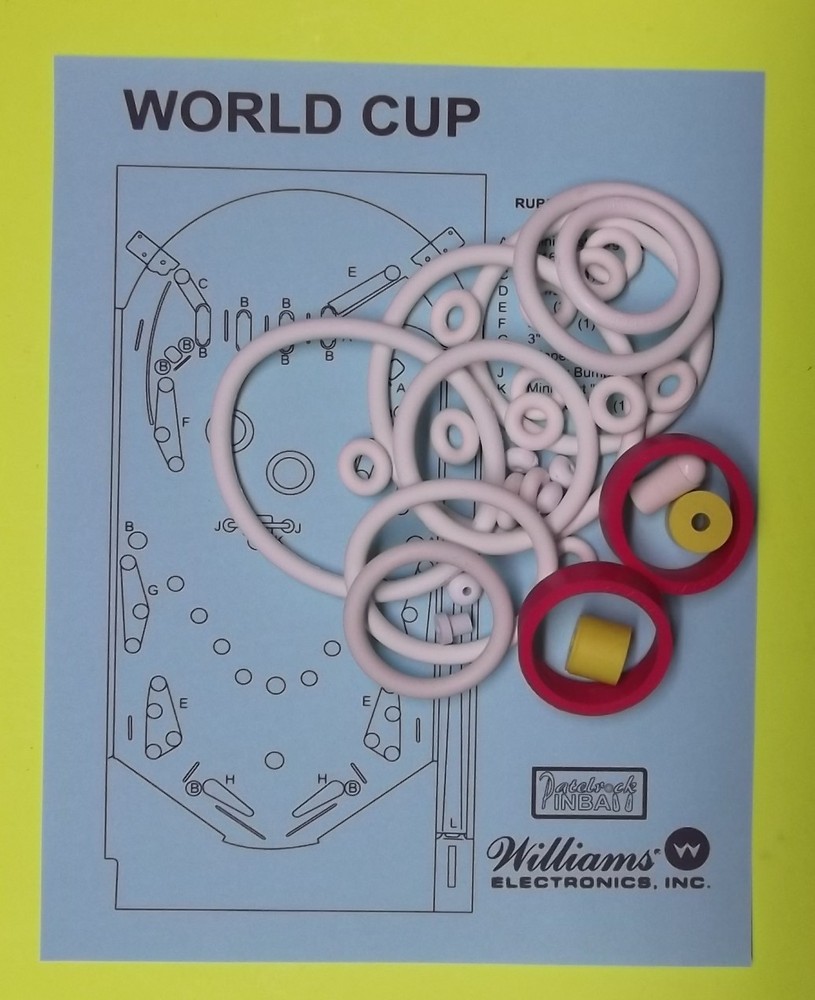 1978 Williams World Cup Pinball Machine Super Kit