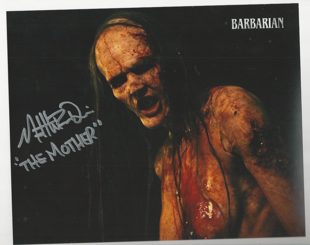 Matthew Patrick Davis - Barbarian signed photo