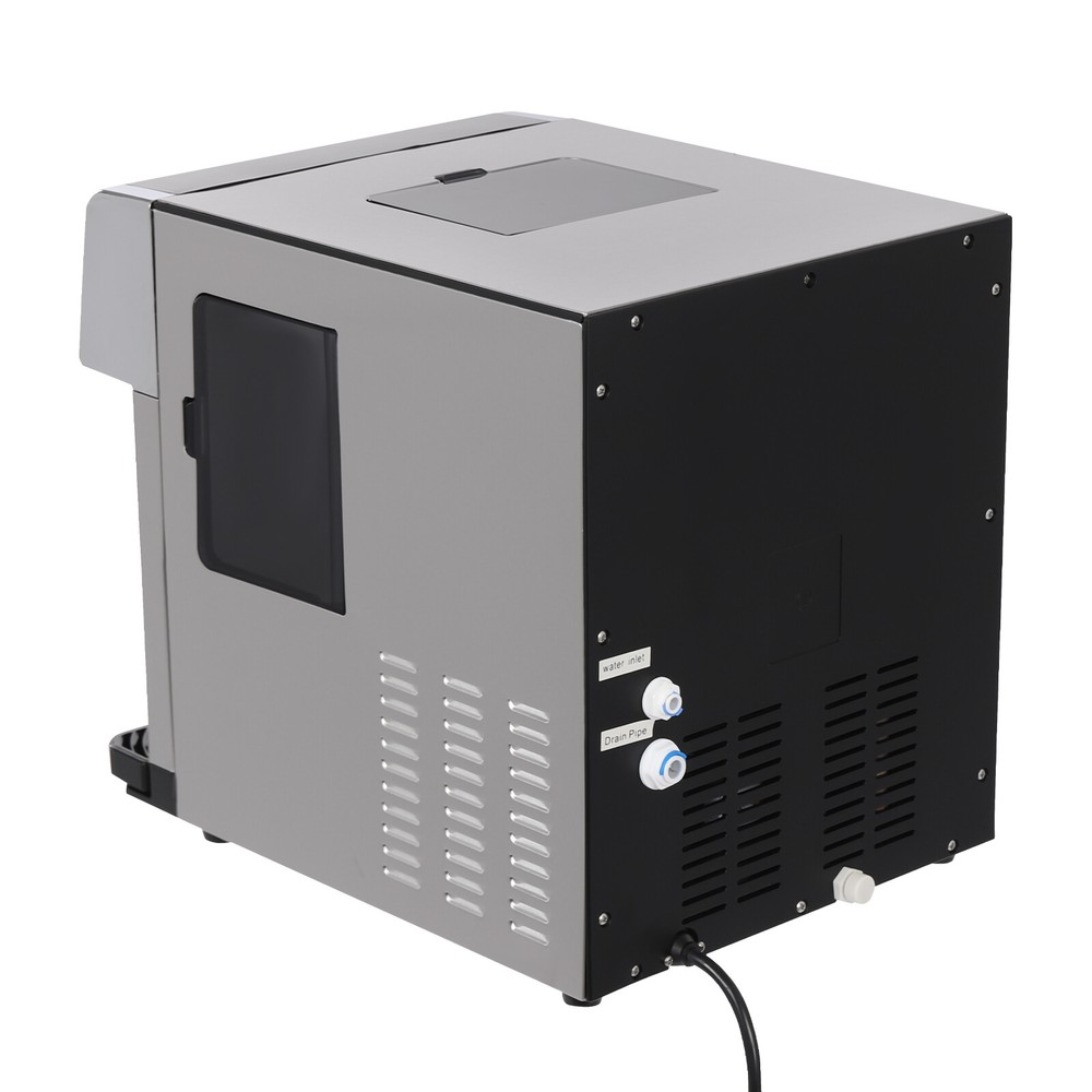 2in1 Self Dispensing Countertop Nugget Ice Maker Cold Water Making Machine US US
