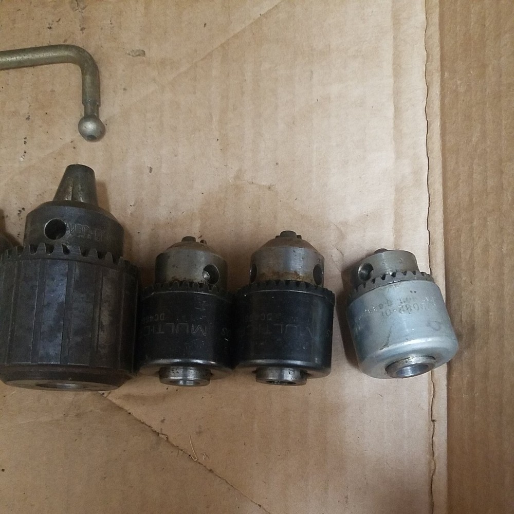 9 Machinist Drill Chucks Several Sizes Types Mainly Jacobs