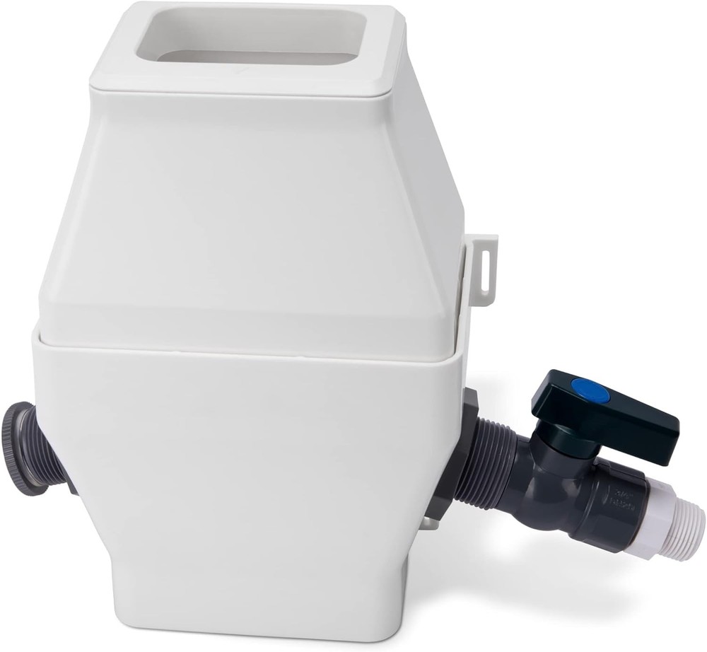 White Rainwater Collection Diverter Kit - Protect Your Environment Effectively!