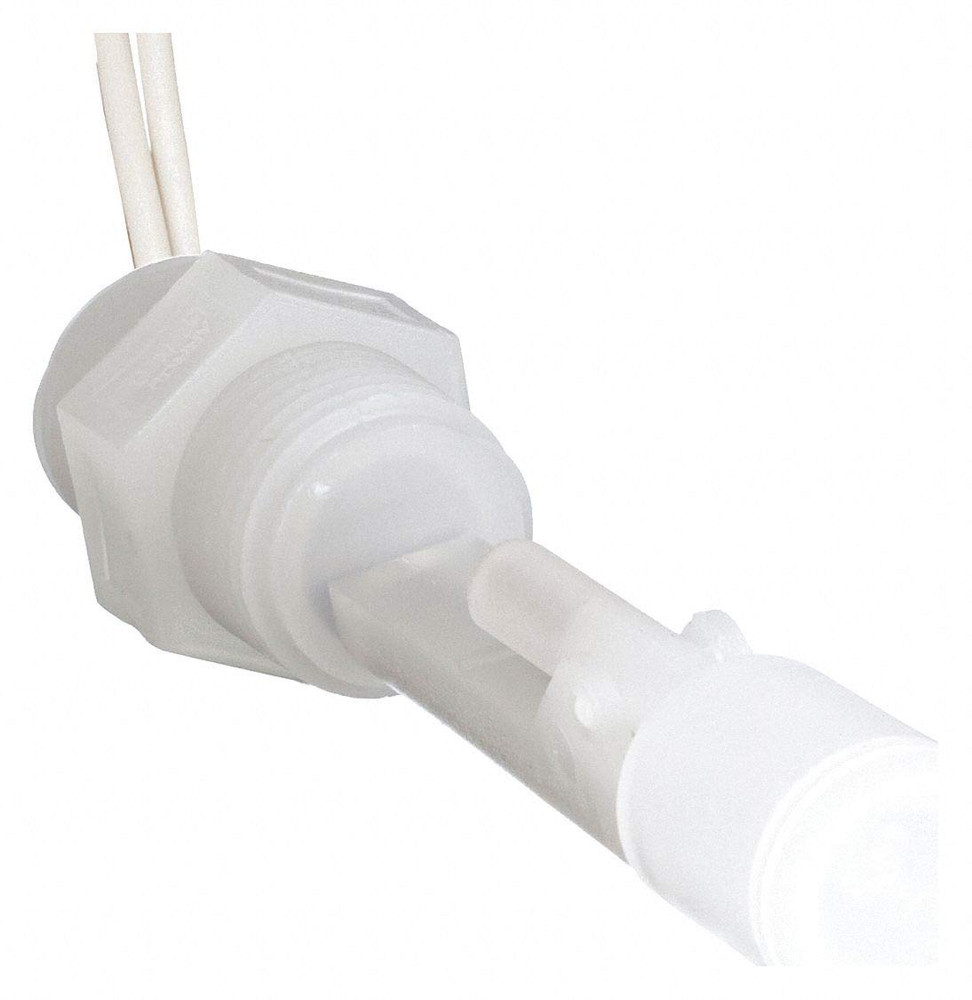 M8700 Plastic Side-Mounted Liquid Level Float Switch with Polypropylene Stem, 30