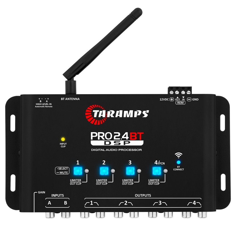 Taramps Audio Processor PRO 2.4BT – DSP Bluetooth Control via App
