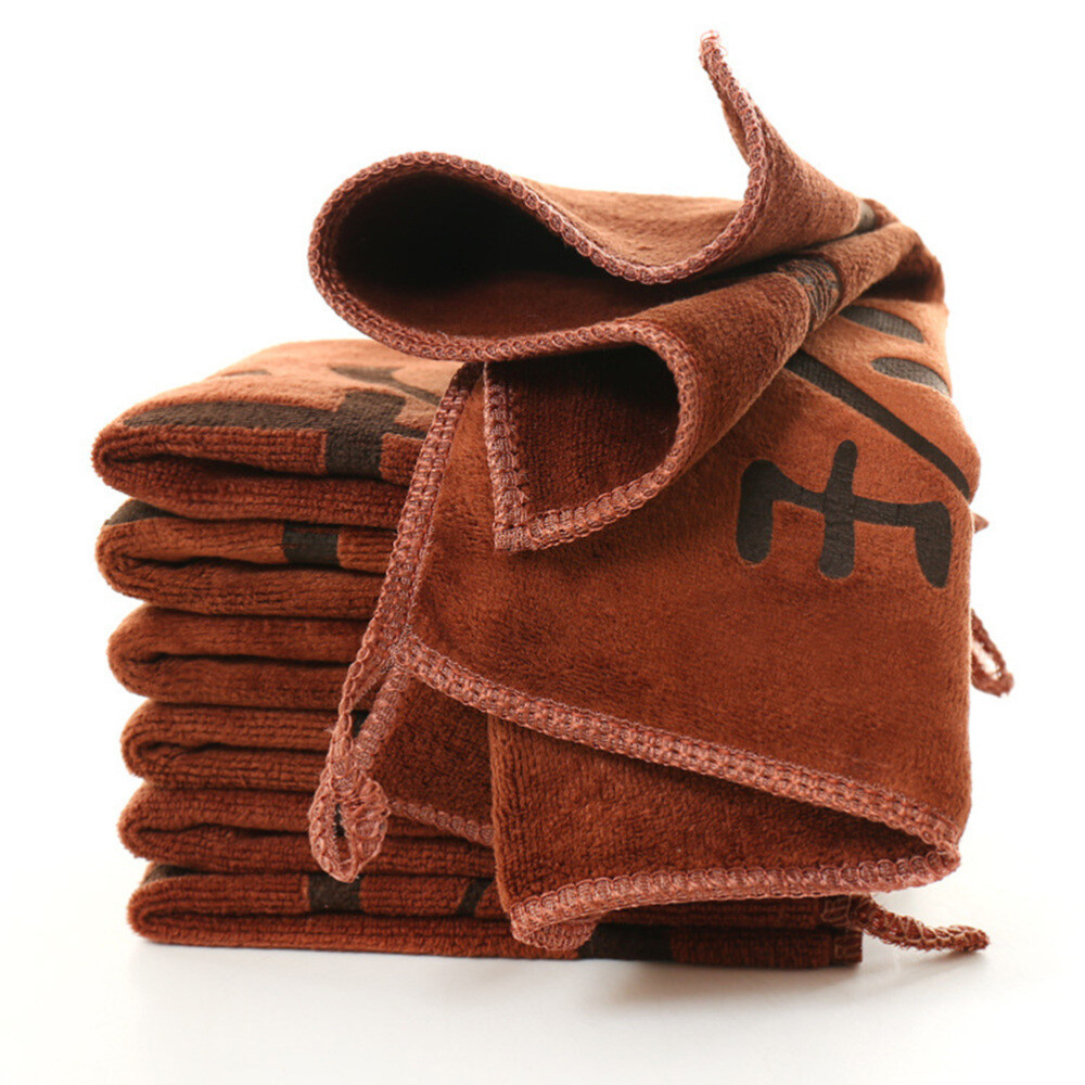 Microfiber Kitchen Towels Printing Drying Dish Table Tea Towels Napkins Cloth