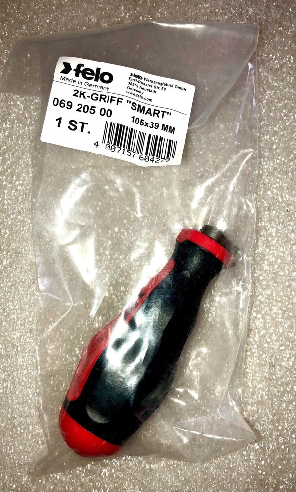 Felo® Smart Grip Handle W/ Folding 1/4” Hex Drive – Made In Germany