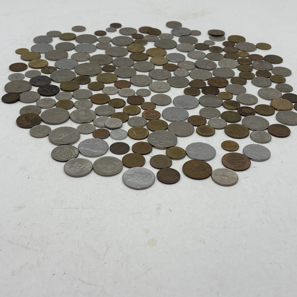 Foreign Coin Lot Mixed Coins Different Years and Multiple Countries