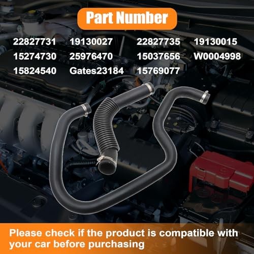 Engine Upper & Lower Radiator Coolant Hose Kit Fit for Cadillac Escalade GMC