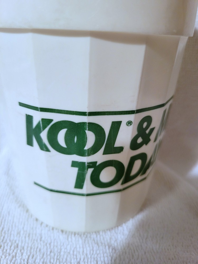 Vintage 70s Kool Cigarette Plastic Drinking Cup 22 oz KOOL & MILD TODAY