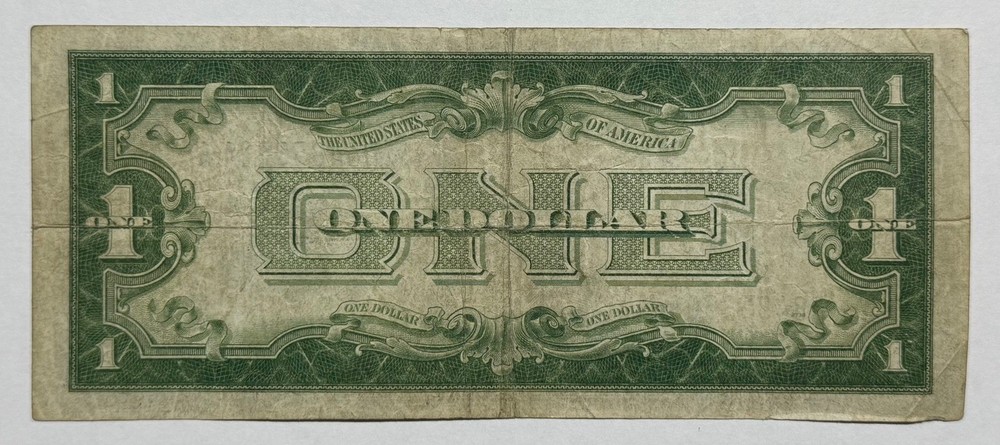 1934 $1 Bill Funny Back Silver Certificate Note 504A-DJINN