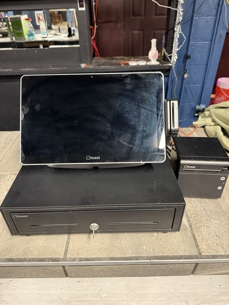 Toast POS System Touchscreen Terminal Cash Drawer Receipt Printer