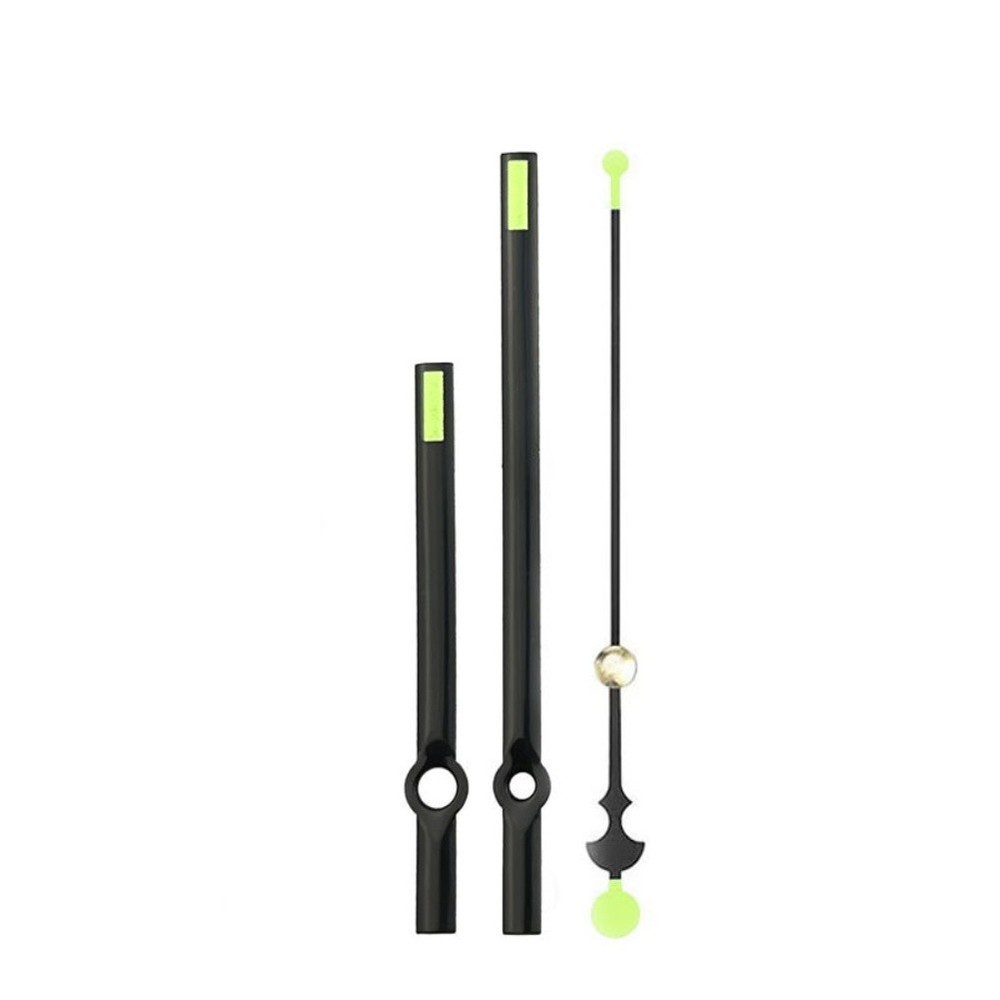3Pcs 18mm Quiet Clock Movement Kit with 6 Sets Luminous Clock Hands Replacement