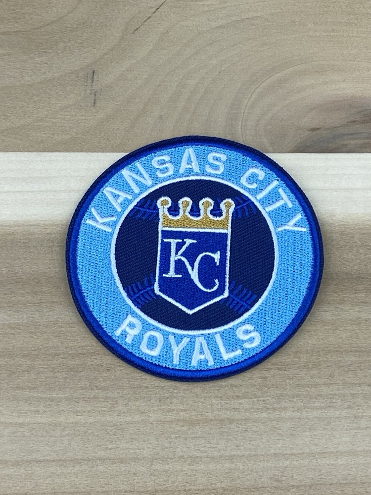 KANSAS CITY ROYALS MLB BASEBALL EMBROIDERED IRON ON PATCH 3”