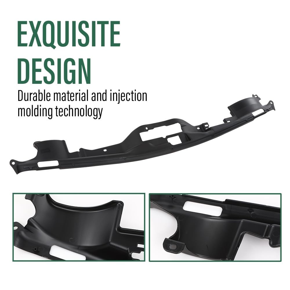 Upper Radiator Support Cover Panel Compatible with Jeep Patriot 2011-2017 Black