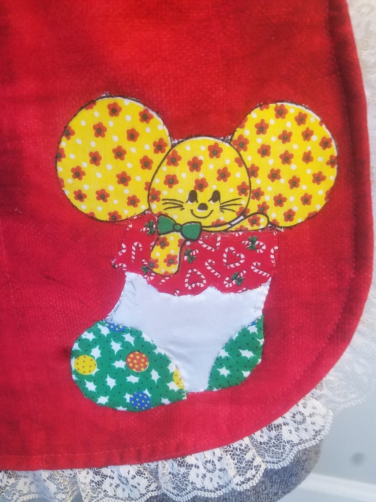 Christmas Handmade Applique Apron