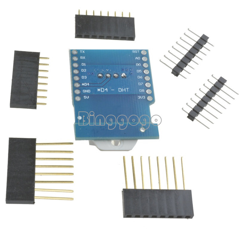 DHT22 Single Bus Digital Temperature and Humidity Sensor Shield D1 Mini Wemos
