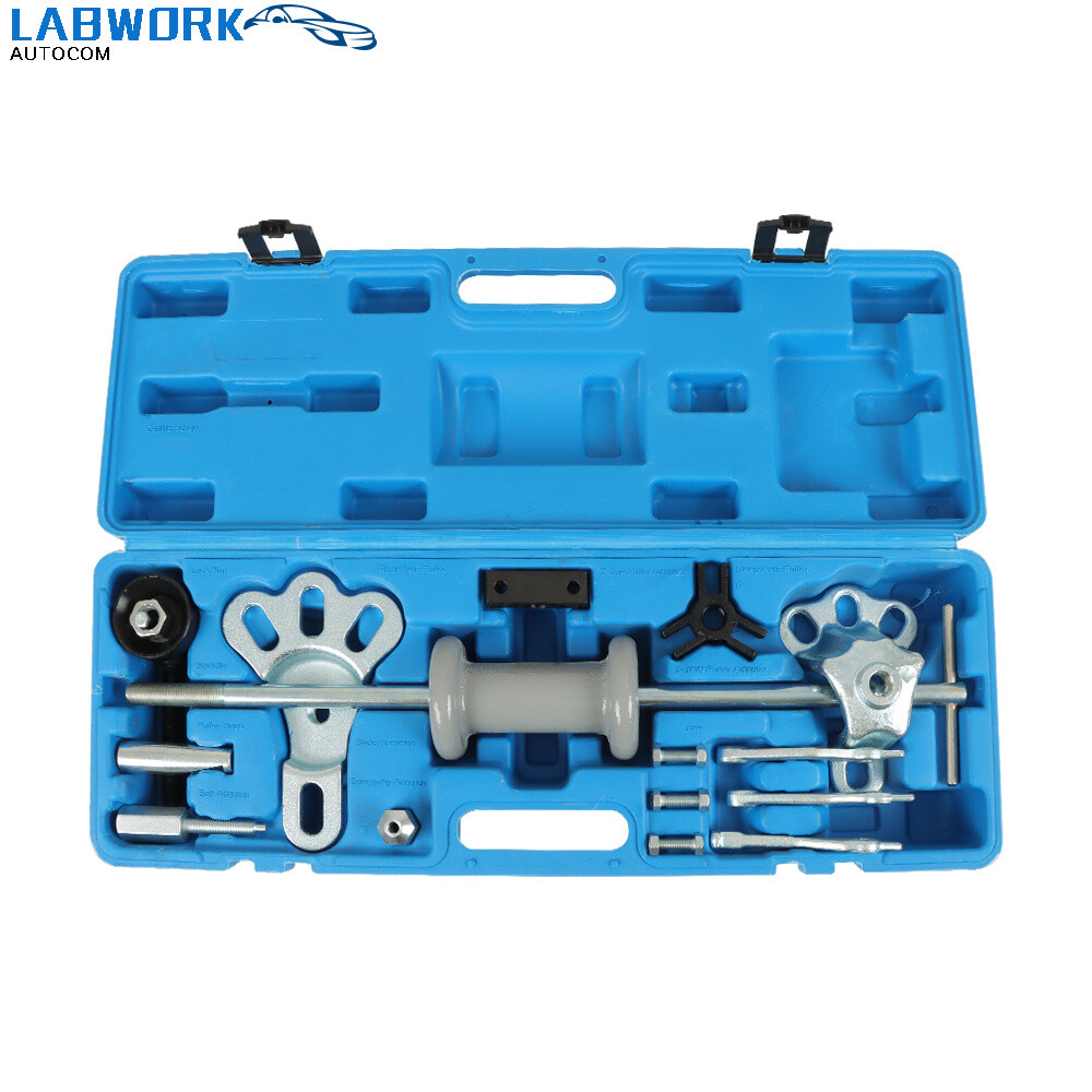 17 Slide Hammer Dent Puller Tool Kit include Wrench Adapter Axle Bearing Hub