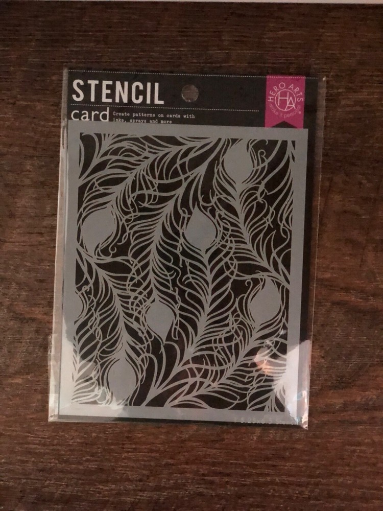 Hero Arts WAVES  Stencil NEW