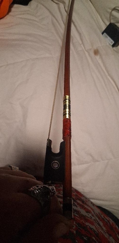 Pro Master Pernambuco Violin Bow 4/4 Beautiful Value Parisan eye Frog Silver 61g