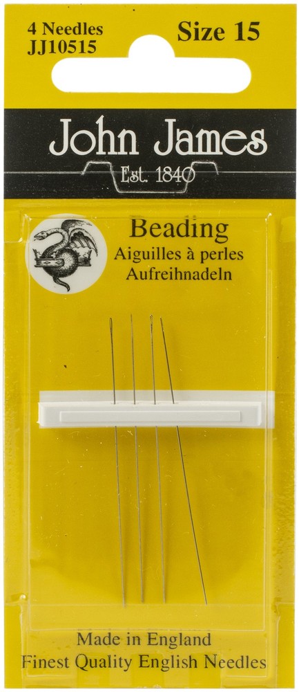 Beading Hand Needles Size 15 4/Pkg
