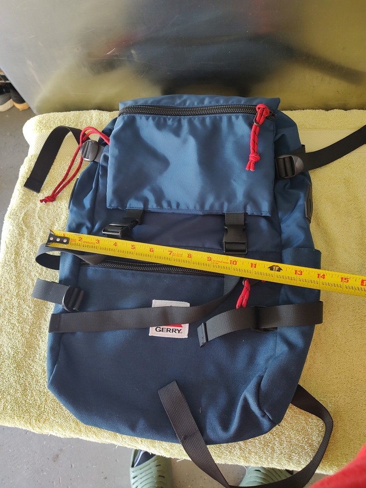 Gerry Outdoor - Multi Compartment Backpack Water Resistant Navy Blue