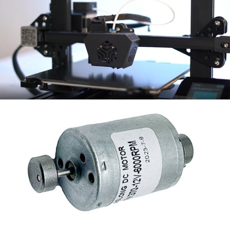DC12v Strong Vibration Motor with Double Eccentric Rotating 31MM Long