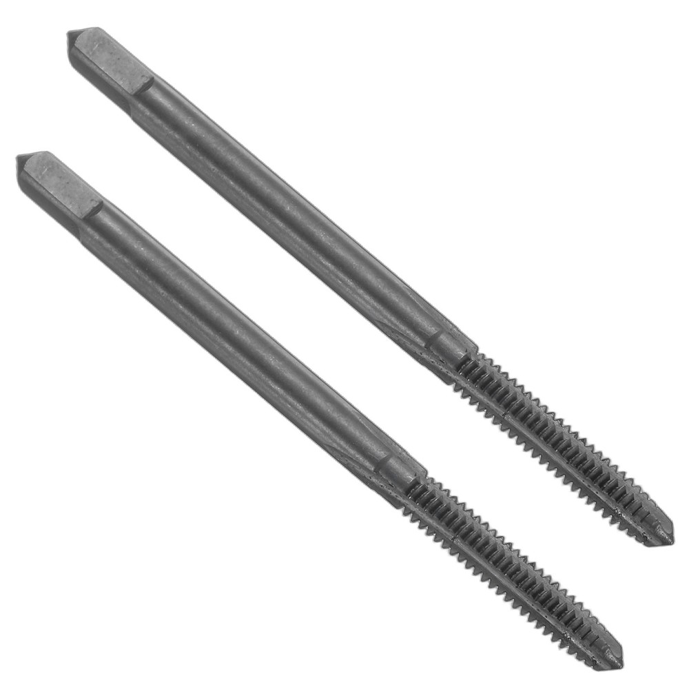 2pcs Straight Flute Thread Tap 4-40 UNC Nitride Coated Screw Tapping Tool