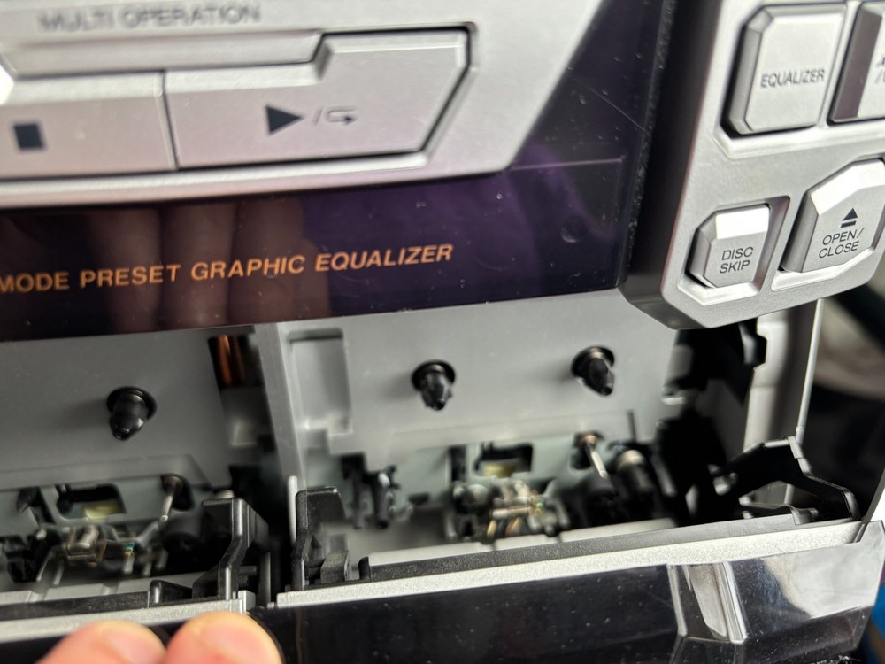 Sharp CD-BA150 Mini Component System with Pair CP-BA150 Speakers Tested CD Error