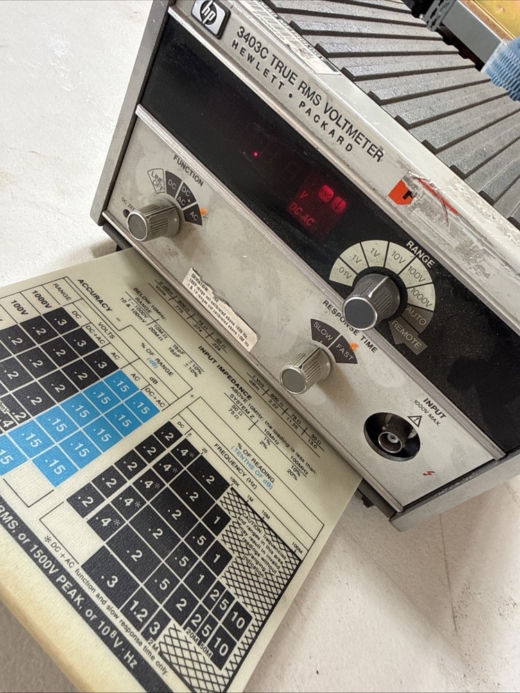 HP 3403C True RMS Voltmeter,ñ