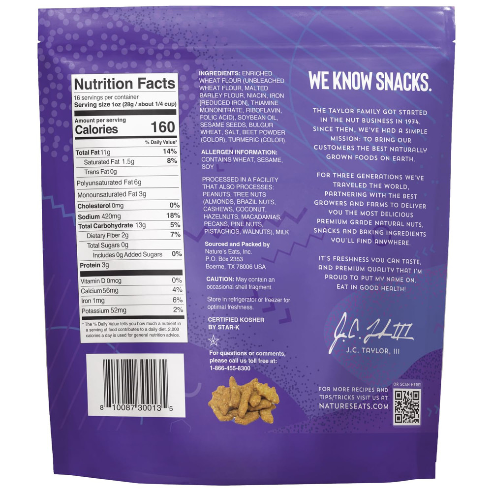Sesame Sticks 16Oz Pack of 2