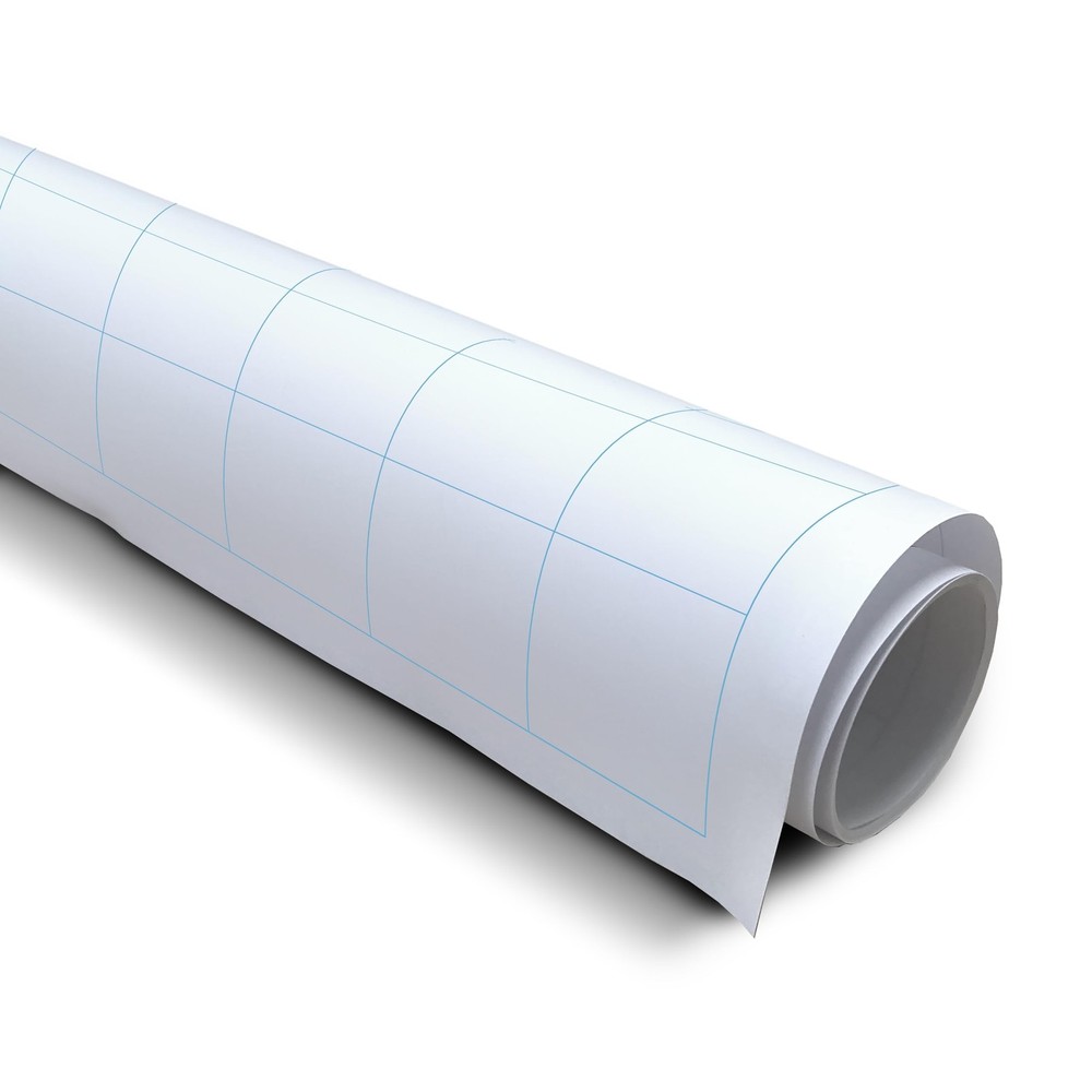 Geyer 36"x120" Large Blue Grid 2" Graph Paper Roll for Plotting/Drawing