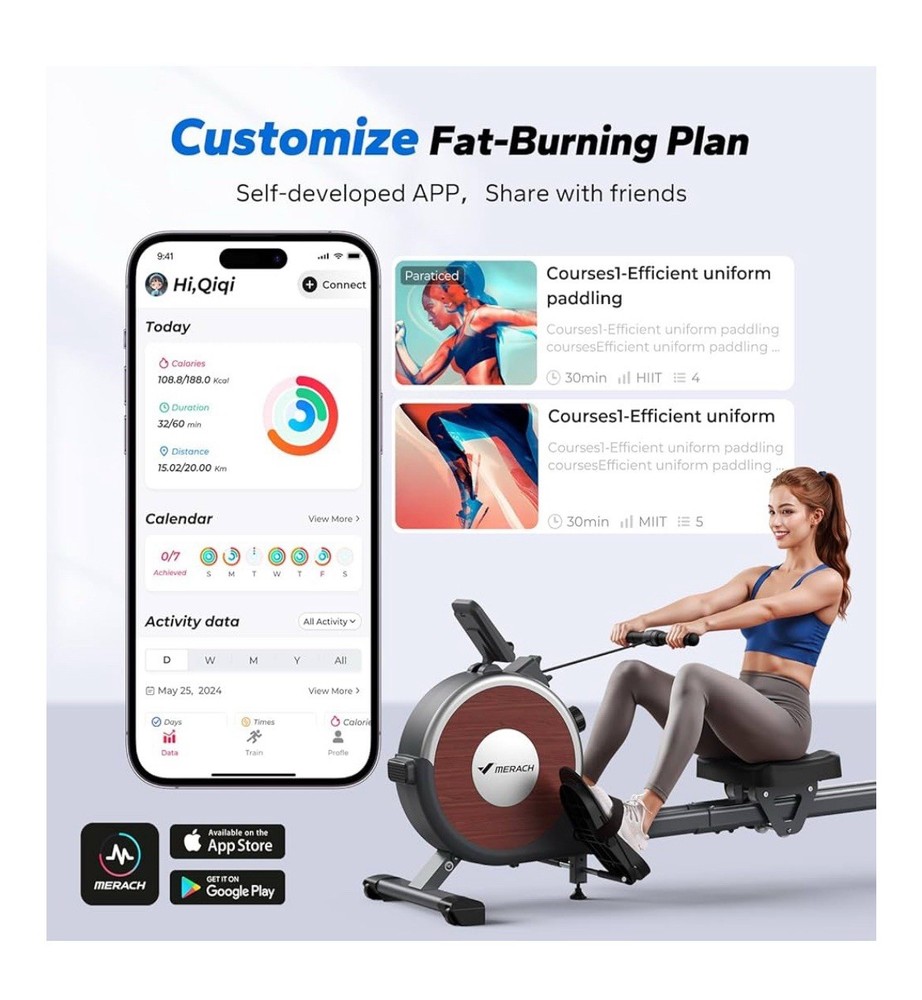 MERACH Q1S Magnetic Rowing Machine